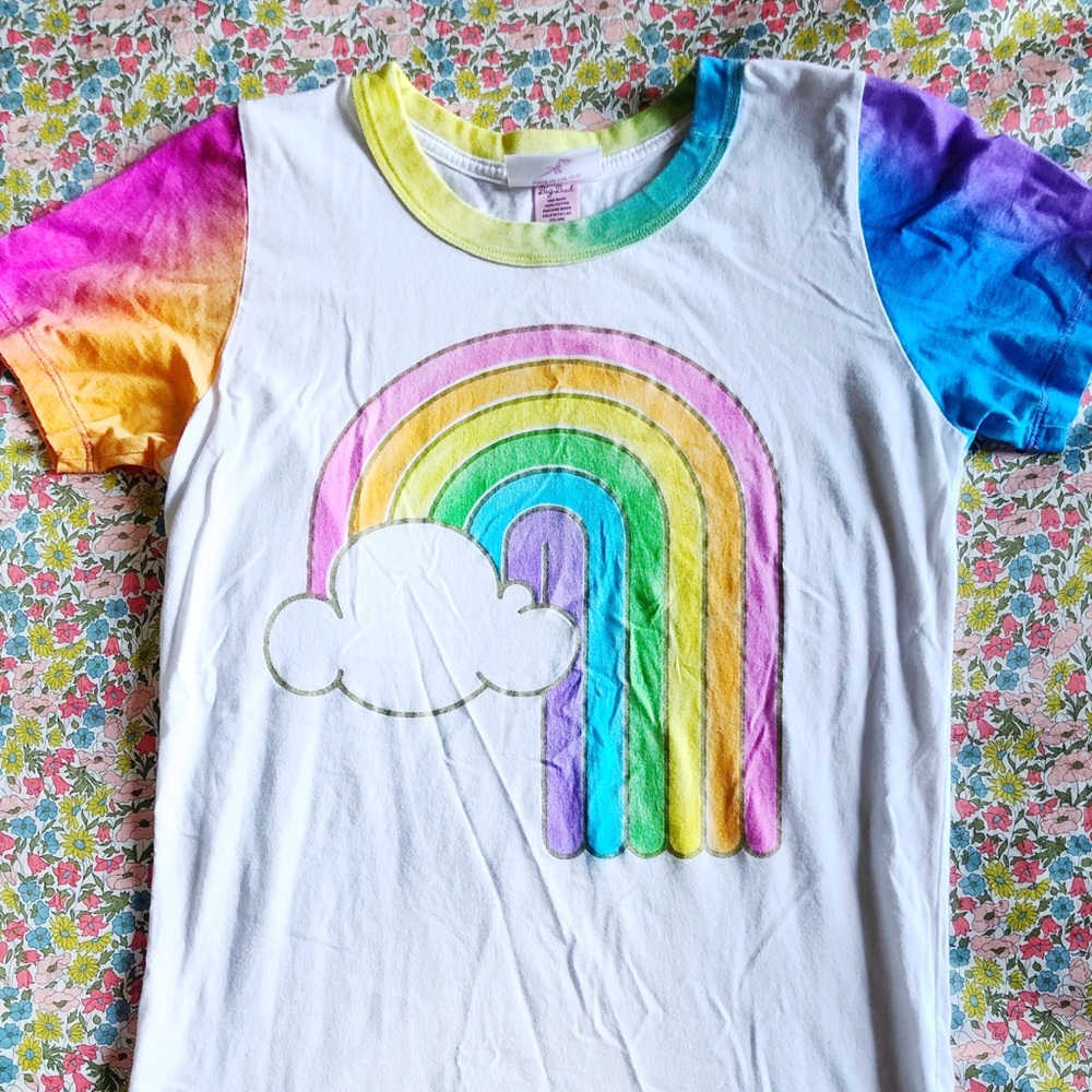 Big Bud Press Rainbow T-Shirt Size XXS